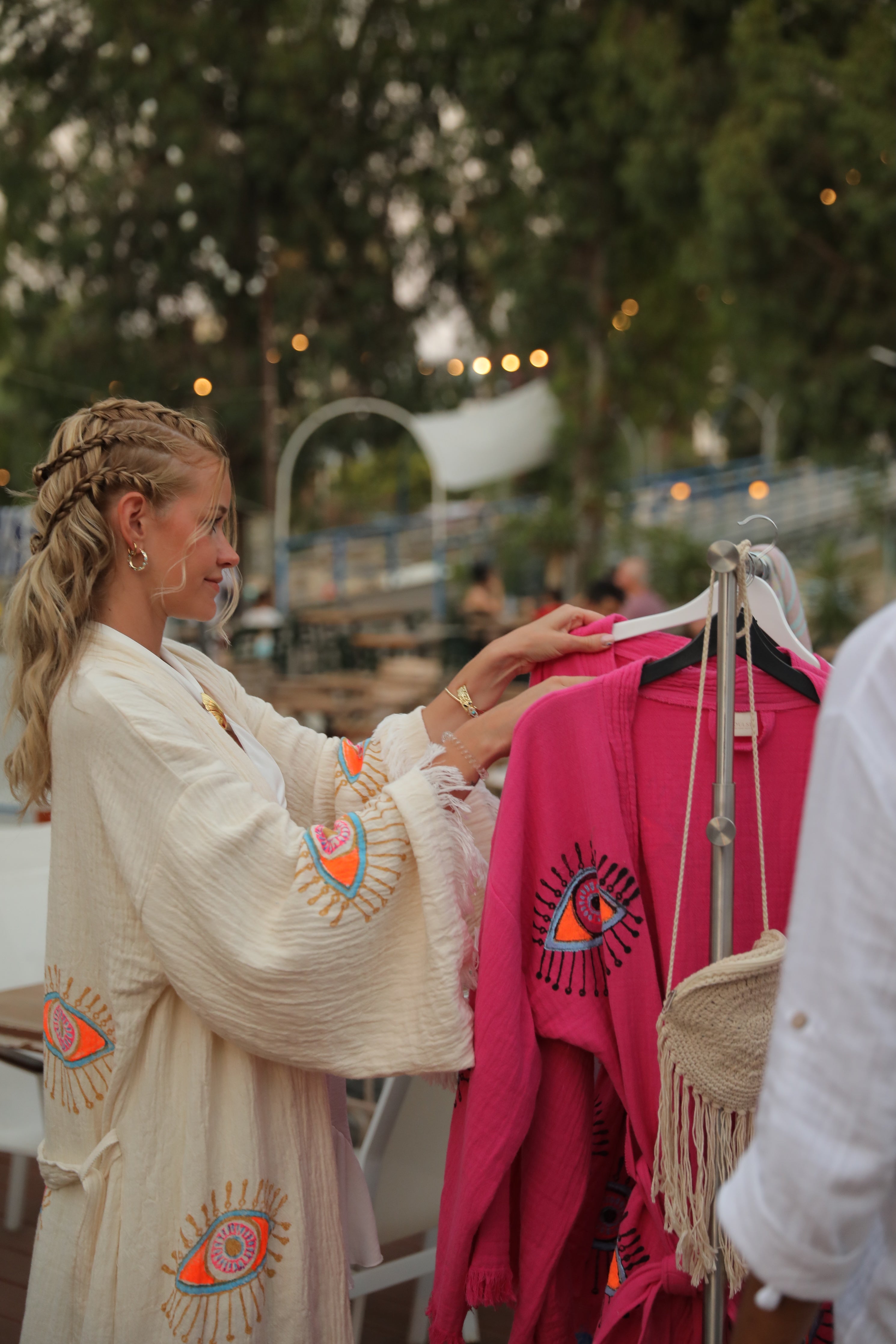 "NEON Nazar" Kimono